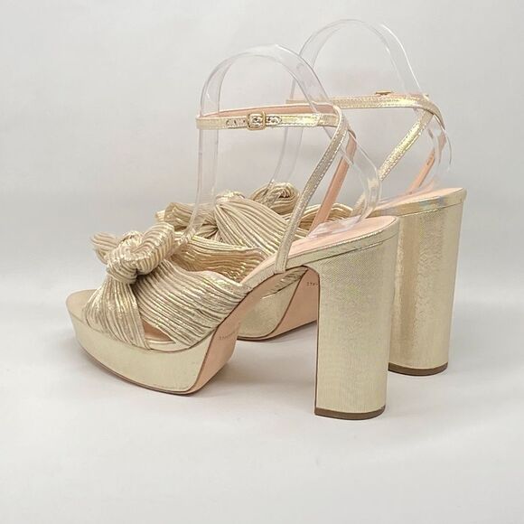 Loeffler Randall Natalia Pleated Platform Sandals size 8 - Picture 8 of 13